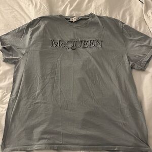 Alexander McQueen Light Gray Men's T-Shirt
